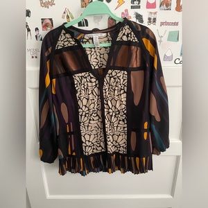 DvF Silk Multicolor Blouse